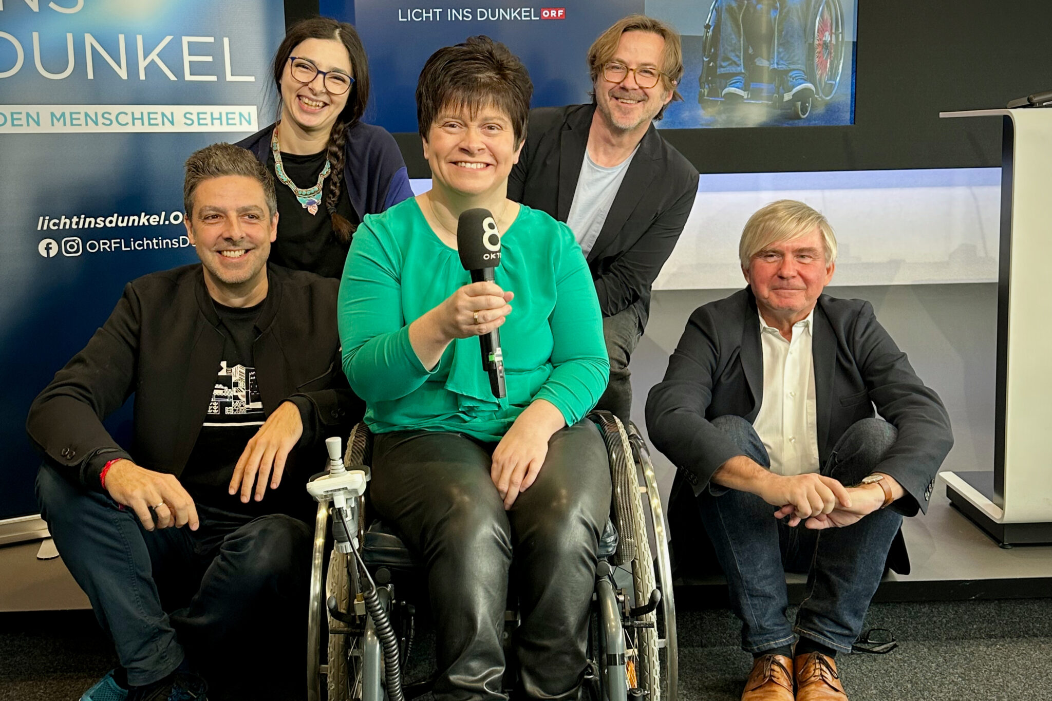 Gruppenfoto vom Perspektivenwechsel-und Okto-Team